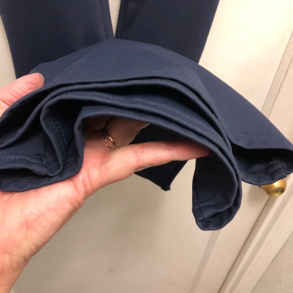 HALARA Flare Pants Navy Blue Size Small Tall - Picture 3 of 7
